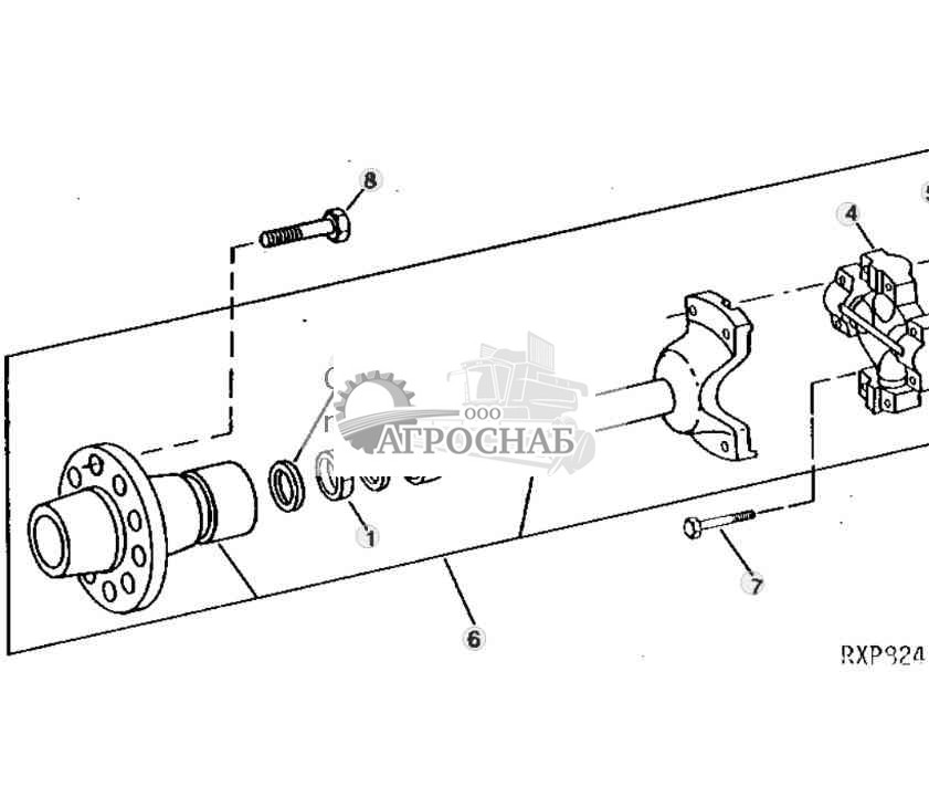 UNIVERSAL JOINT (ENGINE TO TRANSMISSION) 